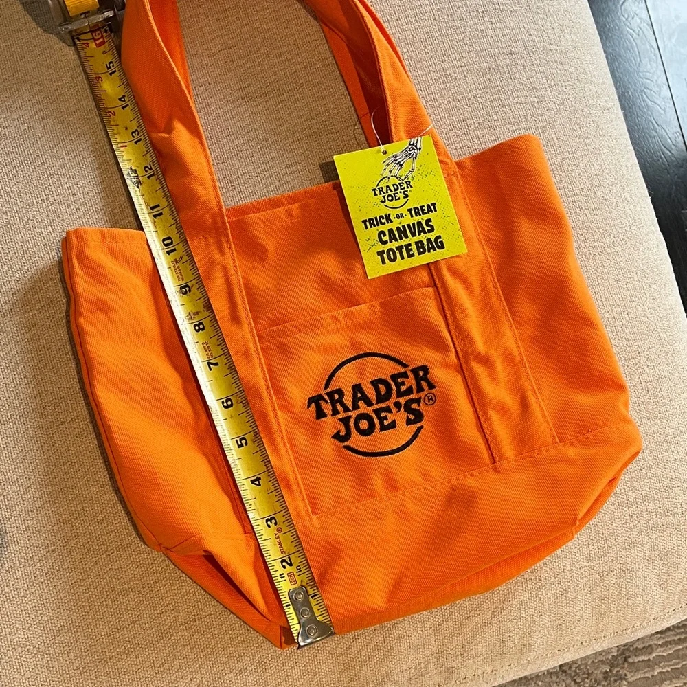 Trader Joe's Orange Tote Bag
